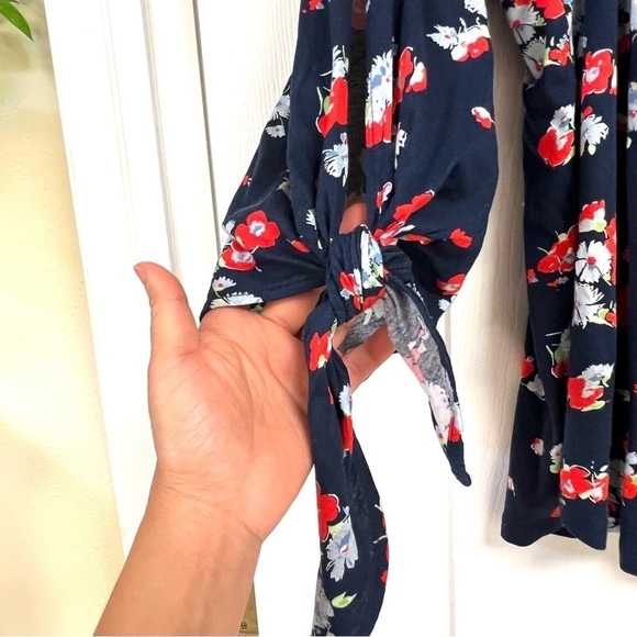 Lauren Ralph Lauren Plus 2X Size Floral Jersey Off-the-Shoulder blouse boho - Picture 4 of 10